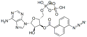 3'-O-(5-azidonaphthoyl)adenosine diphosphate Struktur