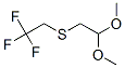 2-[(2,2-dimethoxyethyl)thio]-1,1,1-trifluoroethane Struktur