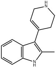 4-(2-methylindolyl-3)-1,2,5,6-tetrahydropyridine Struktur