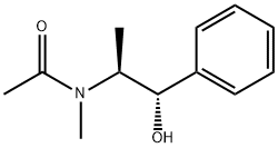 N-Acetyl-(+)-Pseudoephedrine  Struktur