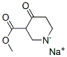 methyl 4-oxopiperidine-3-carboxylate, sodium salt Struktur