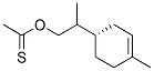 S-[2-(4-methyl-3-cyclohexen-1-yl)propyl] ethanethioate Struktur