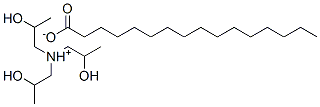 tris(2-hydroxypropyl)ammonium palmitate Struktur