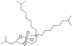 triisononyl(methyl)ammonium methyl sulphate Struktur