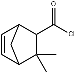 3,3-dimethylbicyclo[2.2.1]hept-5-ene-2-carbonyl chloride Struktur