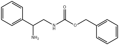 (2-AMINO-2-PHENYL-ETHYL)-CARBAMIC ACID BENZYL ESTER Struktur