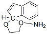 Spiro[1,3-dioxolane-2,1-[1H]inden]-3-amine, 2,3-dihydro- (9CI) Struktur