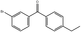 3-BROMO-4'-ETHYLBENZOPHENONE Struktur