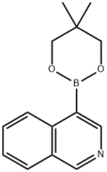 ISOQUINOLINE-4-BORONIC ACID 2,2-DIMETHYLPROPANEDIOL-1,3 CYCLIC ESTER Struktur