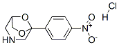 1-(4-nitrophenyl)-7,8-dioxa-3-azabicyclo[3.2.1]octane hydrochloride Struktur