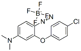 2-(4-chlorophenoxy)-4-(dimethylamino)benzenediazonium tetrafluoroborate Struktur