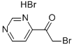 2-BROMO-1-PYRIMIDIN-4-YL-ETHANONE HYDROBROMIDE Struktur