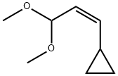 (3,3-Dimethoxy-propenyl)-cyclopropane Struktur