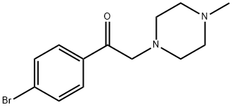 1-(4-Bromophenyl)-2-(4-methylpiperazin-1-yl)ethanone Struktur