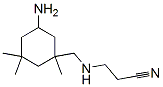 3-[[(5-amino-1,3,3-trimethylcyclohexyl)methyl]amino]propiononitrile Struktur