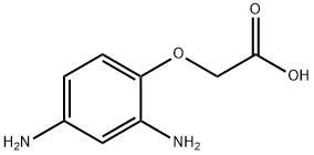 (2,4-diaminophenoxy)acetic acid Struktur