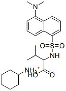 DANSYL-DL-VALINE CYCLOHEXYLAMMONIUM Struktur