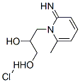 3-(2-imino-6-methyl-1(2H)-pyridyl)propane-1,2-diol monohydrochloride Struktur