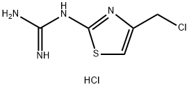 N-((4-Chloromethyl)-2-thiozolyl)guanidine hydrochloride Struktur