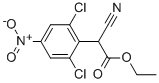 ETHYL 2,6-DICHLORO-ALPHA-CYANO-4-NITRO- BENZENEACETATE Struktur