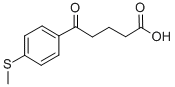 5-OXO-5-(4-THIOMETHYLPHENYL)VALERIC ACID Struktur