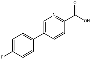 5-(4-Fluorophenyl)pyridine-2-carboxylic acid Struktur