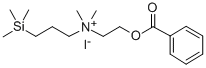 1-Propanaminium, N-(2-(benzoyloxy)ethyl)-N,N-dimethyl-3-(trimethylsily l)-, iodide Struktur