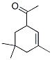 1-(3,5,5-trimethyl-2-cyclohexen-1-yl)ethan-1-one  Struktur