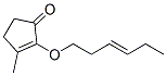 (Z)-2-(hex-3-enyloxy)-3-methylcyclopent-2-en-1-one Struktur