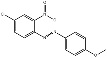 4-chloro-4'-methoxy-2-nitroazobenzene Struktur