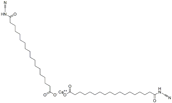 calcium bis(N-cyanostearamidate) Struktur