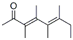 3,4,5,6-tetramethylocta-3,5-dien-2-one Struktur