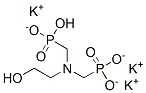 tripotassium hydrogen [[(2-hydroxyethyl)imino]bis(methylene)]bisphosphonate Struktur