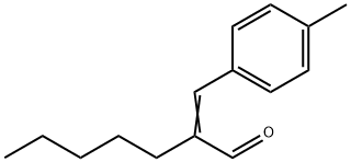 2-[(4-methylphenyl)methylene]heptan-1-al Struktur