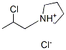 1-(2-chloropropyl)pyrrolidinium chloride Struktur