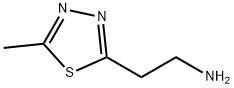 1,3,4-Thiadiazole-2-ethanamine,  5-methyl- Struktur