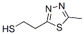 1,3,4-Thiadiazole-2-ethanethiol,  5-methyl- Struktur