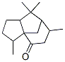 octahydro-3,6,8,8-tetramethyl-4H-3a,7-methanoazulen-4-one Struktur