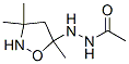 Acetic  acid,  2-(3,3,5-trimethyl-5-isoxazolidinyl)hydrazide Struktur