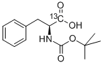 N-(TERT-BUTOXYCARBONYL)-L-PHENYLALANINE-CARBOXY-13C Struktur