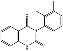 3-(2,3-DIMETHYL-PHENYL)-2-MERCAPTO-3H-QUINAZOLIN-4-ONE Struktur