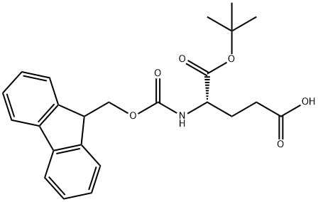 FMOC-GLU-OTBU 化學(xué)構(gòu)造式