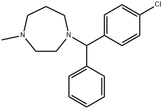 HOMOCHLORCYCLIZINE Struktur