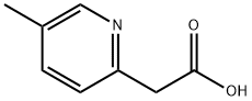 2-Pyridineacetic acid, 5-methyl- (9CI) Struktur