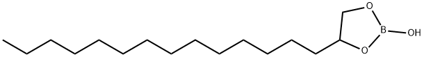 2-羥基-4-十四烷基-1,3,2-二氧雜硼烷 結(jié)構(gòu)式