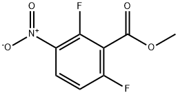 METHYL 2,6-DIFLUORO-3-NITROBENZOATE Structure