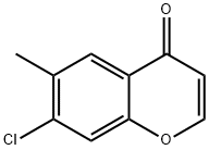 4H-1-Benzopyran-4-one, 7-chloro-6-Methyl- Struktur