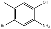 2-amino-4-bromo-5-methylphenol Struktur