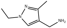 1-(1-ethyl-3-methyl-1H-pyrazol-4-yl)methanamine(SALTDATA: 2HCl) Struktur