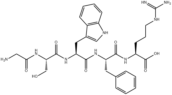 [Trp3,Arg5]-Ghrelin (1-5) (human, rat) Struktur